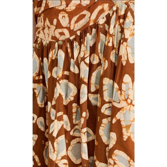 NWT APIECE APART Glicina Maxi Dress L Sleeveless Block Printed Organic Cotton - Picture 6 of 6